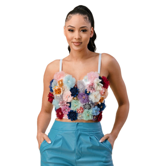 Floral Corset Top