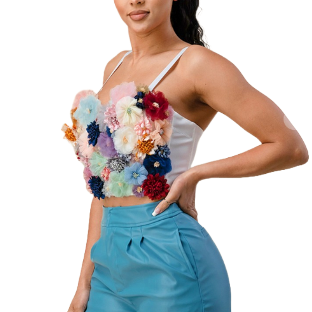 Floral Corset Top