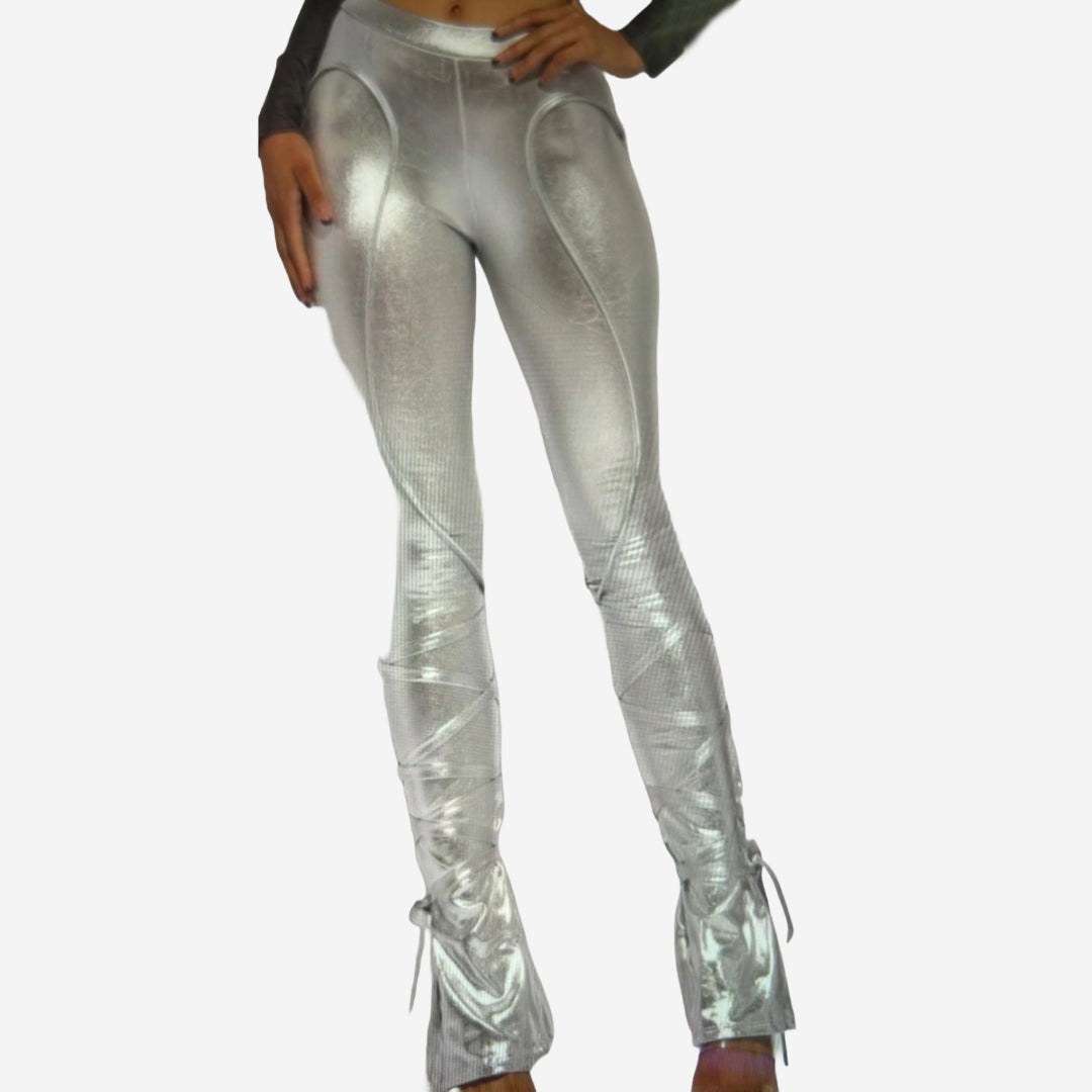 Metallic Colored Pants