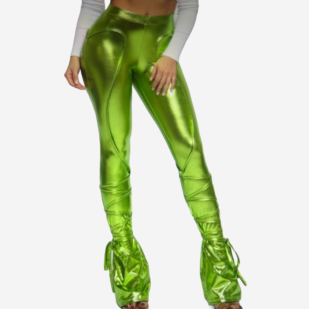 Metallic Colored Pants