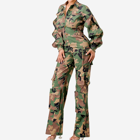 Camouflage Jumpsuit