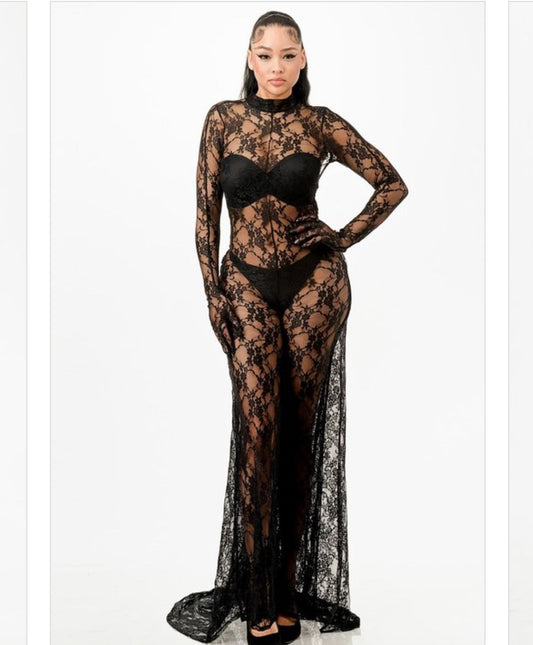 Lace Jump Suit