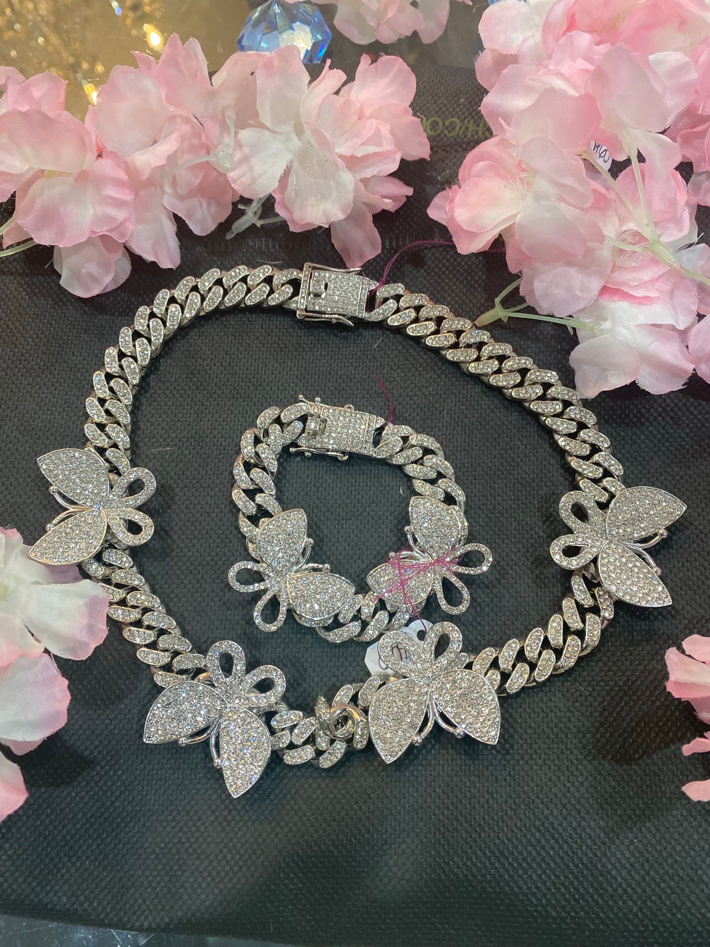 Silver Butterfly Set